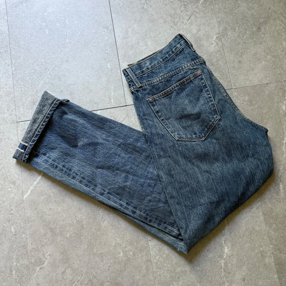 Vintage Banana Republic Relaxed Fit Selvedge Denim Jeans 30x32